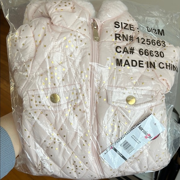 Kensie Bodysuit Jacket Baby New NWT Star Foil Print Pram